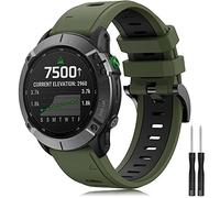 YASPARK Cinturino per Garmin Fenix 5/Fenix 5 Plus/Fenix 6/Fenix 6 Pro/Forerunner 935/945/Instinct/Forerunner 745/Approach S60/Approach S62/Quatix 5/Quatix 6 Braccialetti 22mm Fascia in Silicone