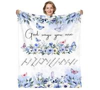 Yasrlvun Regali cristiani per donne regali religiosi 127 x 152 cm coperta cristiana Ringraziamenti Natale Bibbia regalo per le donne