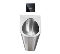 YASS Orinatoio per Uomo con Scarico Commerciale, Imbuto per orinatoio Intelligente Senza Contatto a Parete in Acciaio Inossidabile 304, valvola di Scarico Automatica per WC, Verticale