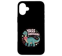 Yasss Dinosaurs Animali per bambini amanti del rettile |-- Custodia per iPhone 16 Plus