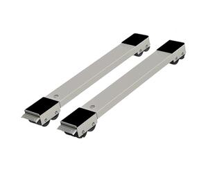 YASTA 2 SET -Carrello Lavatrice con Ruote Supporto Asciugatrice Rullo per Mobili Base Frigorifero Carichi Pesanti Divano Fino a 200Kg (2)