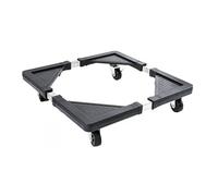 YASTA Base Lavatrice con Ruote da 53x53 a 75x75 Supporto Asciugatrice Frigorifero Regolabile Girevole 360 Carrello Portatutto Oggetti Pesanti Max 200 Kg Sottovaso con Ruote Vasi Piante