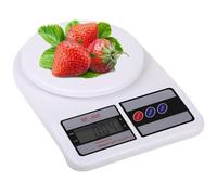 YASTA Bilancia da cucina digitale lcd 1gr a 10kg bianca tasto tara precisione grammi