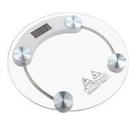 Yasta Bilancia Pesapersone Digitale Elettronica, Bilancia Pesa Persone da Bagno ad Alta Precisione, Max 180kg, Vetro Temperato Trasparente, Display LCD Retroilluminato, Design Slim