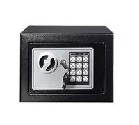 YASTA Cassaforte a Muro da Armadio con Chiave e Combinazione NumericaElettronica 23x17x17 Cm 6L Cassetta Di Sicurezza Nascosta Invisibile Da Incasso Per Hotel In Acciaio Verniciato