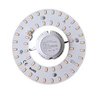 YASTA Circolina LED 18W Luce Calda 3000K SMD 5730 Ø 15 cm Forma Corona KIt Modulo Di Ricambio Magnetico Per Plafoniere Classiche BTL-601