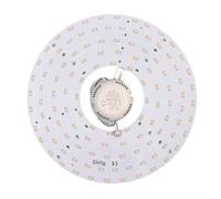 YASTA Circolina LED 56W Luce Calda 3000K SMD 5730 Kit Modulo Ricambio Magnetico Ø 27cm per Plafoniera Classica Forma Corona Ultra Slim per Soffitto, Cucina e Bagno