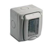 YASTA Contenitore Stagno IP55 Da Esterno Ad 1 Modulo Con Sportello