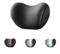 Yasta Cuscino Poggiatesta Auto per Sedile, Cuscino Collo in Memory Foam, Supporto Ergonomico per Cervicale e Schiena, Cuscino da Viaggio Universale,Traspirante Regolabile Ideale per Guida e Passeggero