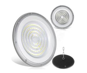 YASTA Faro Industriale Led 200W Disco Rotondo UFO IP65 Plafoniera Campana DR