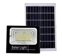 YASTA Faro Led Con Pannello Solare 100w Luce Fredda Faretto Da Esterno Crepuscolare Luci Con Pannello Solare Da Giardino Proiettore Con Telecomando 6000K IP66