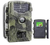 YASTA Fototrappola 16MP 1080P Full HD Fotocamera da Caccia con Visione Notturna IR Infrarossi Video Recorder per Caccia, Pesca, Escursionismo, Campeggio Impermeabilità IP66 Schermo 2.0'' Pollici