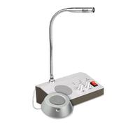 YASTA Interfono Ufficio Vivavoce per Sportelli Microfono Base e Altoparlante a 2 Vie per Banca Ospedale Compro Oro Sportello Ticket Cassa plug & in