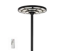 YASTA Lampione Solare da Giardino Esterno 2000 Watt Ø 61cm Faro Led Stradale Forma Ufo Con Telecomando Luce Fredda Lampada con Sensore Movimento e Crepuscolare IP67