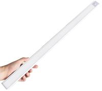 YASTA Luce Led Sottopensile 58 cm Con Sensore di Movimento Luce Armadio con Ganci Adesivi e Magnetici Ricaricabile USB Barra Led Portatile di Emergenza Luce Fredda Guardaroba,Lavello,Cucina,Salone