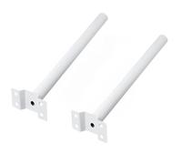 YASTA Palo Per Lampione Solare 48 Cm Staffa Bianca Per Lampione Stradale Palo Antenna TV Supporto Per Faro Led Da Esterno Stradale Braccio Per Muro Parete (2)