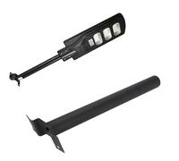 YASTA Palo Per Lampione Solare 48 Cm Staffa Nera Per Lampione Stradale Palo Antenna TV Supporto Per Faro Led Da Esterno Stradale Braccio Per Muro Parete