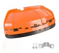 YASTA Parasassi per Decespugliatore Universale Scudo di Protezione in Plastica Resistente 38cm Cuffia per Tagliaerba Accessorio di Sicurezza per Giardinaggio