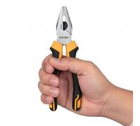 YASTA Pinza Multiuso Universale 200mm in Acciaio con Impugnatura Ergonomica Antiscivolo Attrezzo Multifunzione per Elettricista Meccanico Idraulico Fai da Te
