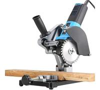 Yasta Supporto da Banco Smerigliatrice Angolare Base Troncatrice per Flex 115/125 mm Stazione Taglio Legno, Metallo, Piastrelle Accessorio Utensili Elettrici con Regolazione 45°