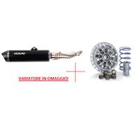 YASUNI KIT SILENZIATORE NERO CARBON+ VARIATORE POLINI YAMAHA T-MAX 530 2012-2016