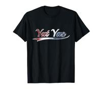Yat Yas Patriotic Amtrac Crew Red White Blue Maglietta
