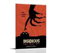 YATERQKWE Insidious The Last Key, poster artistico da parete per soggiorno, camera da letto, decorazione artistica da parete, 50 x 75 cm, stile cornice