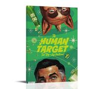 YATERQKWE Poster con immagine di The Human Target, decorazione artistica da parete per soggiorno, camera da letto, 40 x 60 cm, con cornice