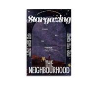 YATERQKWE Poster con scritta "The Neighbourhood" per soggiorno, camera da letto, decorazione artistica da parete, 30 x 45 cm, senza cornice