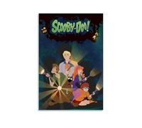 YATERQKWE Scooby Doo Poster di design per soggiorno, camera da letto, decorazione artistica da parete, 50 x 75 cm, senza cornice