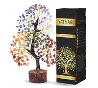 YATHABI - Pietra preziosa per la pulizia dell'aura dei sette chakra, regalo naturale con cristallo curativo dell'amore, Feng Shui, bonsai, pietra lavorata a mano, scultura 20-30 cm
