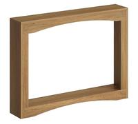 YATINEY Tavolo Consolle Ingresso Lungo e Stretto da 100 cm, Consolle Ultra Sottile Retro Divano in Stile Rustico, Tavolo da Ingresso in Legno per Soggiorno, Corridoio, Entrata, Noce Chiaro XCT19VV