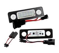 YATINGZHANG Luci Targa Led 2x errori bianchi privi PORTATO Numero di licenza Light Plate Fit Utilizzo for Skoda Octavia MKII 1Z A5 09-13 Montare l'uso for Roomster 5J 06-10 Lampade for tag posteriori