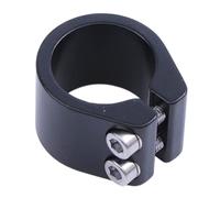 YATINGZHANG Morsetto Sella Bici Morsetto reggisella Bici Morsetto Doppio Strato Morsetto reggisella Doppio Collarino Reggisella(Noir)