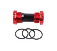 YATINGZHANG Movimento Centrale Perno Quadro Staffa Inferiore della Bicicletta BB 2. Cuscinetto BSA 68 7. Filettatura da 3 mm MTB. ASSE Bici Strada(Red 2 Bearing)