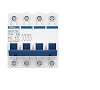 YATINGZHANG Salvavita Riarmo Automatico Interruttore Automatico CA for Motore a Curva D DZ47 10A~125A 400V di avviamento Macchina Attrezzatura Industriale Pompa dell'Acqua Alta Corrente(4P,20A)