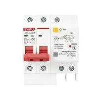 YATINGZHANG Salvavita Riarmo Automatico Interruttore differenziale SPD 230V 2P con Protezione da sovraccarico, sovratensione, RCBO, RCCB Contro i fulmini, protettore dalle perdite MCB(50A)