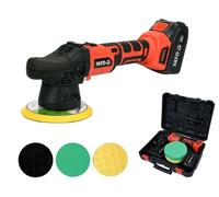 Yato Batteria Eccentrico Levigatrice Orbitale 150mm 3Ah li-Lon Caricabatteria