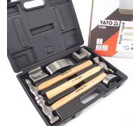 YATO Carrozzeria Strumento Set Ausbeul-Hammer Martello Carrozziere 7-tlg