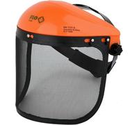 YATO Visiera universale per il viso con griglia di protezione in metallo, tagliaerba, decespugliatore, tagliaerba, visiera a maglia