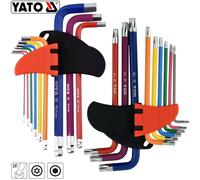 YATO Chiave A L Cacciavite Strumento 6-Kant + Tx Torx Set 18-tlg