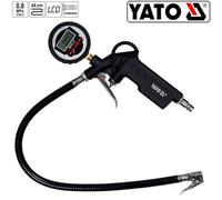 YATO Compressore Per Pneumatici 8BAR Manometro Controllo Pressione