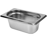 Yato, Contenitore Alimentare Professionale in Acciaio Inox GN 1/9, Misure a Scelta, 20 - 200 mm, Anche Coperchio Gastro Norm (Altezza 65 mm)