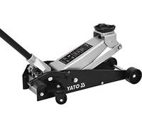 Yato Cric professionale 3t / 3000 kg, altezza di sollevamento: 145 - 500 mm, con sollevamento rapido e pedale, sollevamento rapido, cric officina