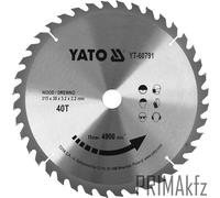 YATO Lama per Sega Circolare Hm - Disco Legno PVC Alluminio Metallo 125 - 500 MM