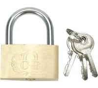 Yato - Lucchetto 40 mm Nichelato, Ottone di Colore Argento