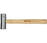 YATO Martello con Testa Plastica Ammaccature Alluminio Hammer Ø 40mm Bilaterale
