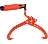 Yato Morsetto tronco| pinza di presa per lo spostamento stabile dei tronchi in legno - Strumento professionale per la movimentazione dei tronchi Rosso/Nero