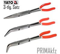 YATO Pinza con Punta Lunga Pinze Telefono Pinze Dritto 45° 90° 330mm/340mm