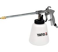 Yato - Pistola Professionale ad Aria compressa, in Alluminio Leggero e Stabile, 113 l/min, 1 litro di Bottiglia detergente Regolabile, Pistola in schi